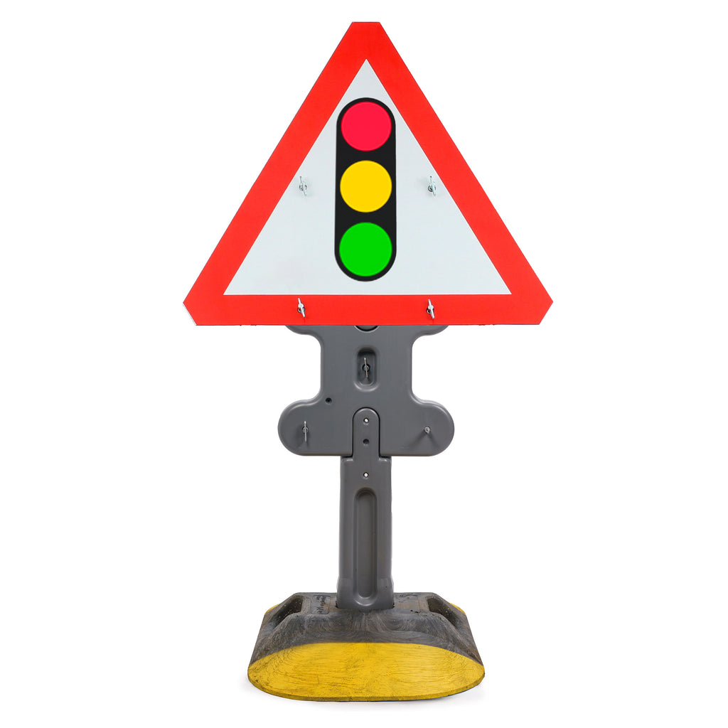 Traffic Signals Ahead Quick Fit Sign Face Dia. 543 (Face Only) | 750mm