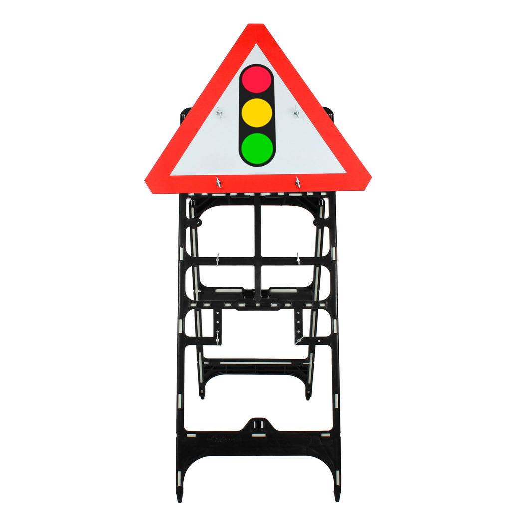 Traffic Signals Ahead Quick Fit Sign Face Dia. 543 (Face Only) | 750mm