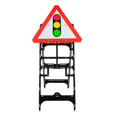 Traffic Signals Ahead Quick Fit Sign Face Dia. 543 (Face Only) | 750mm