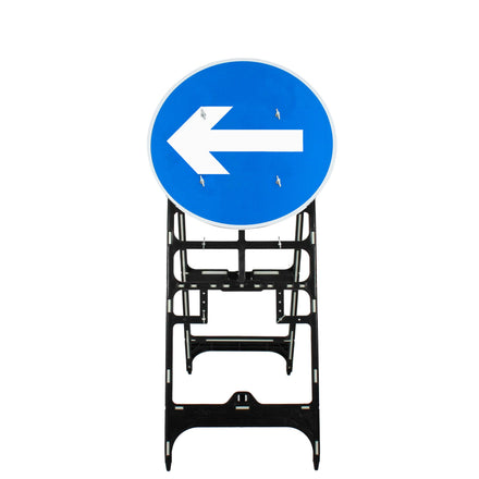 Turn Left/Right Quick Fit Sign Dia. 606 (Face Only) | 750mm