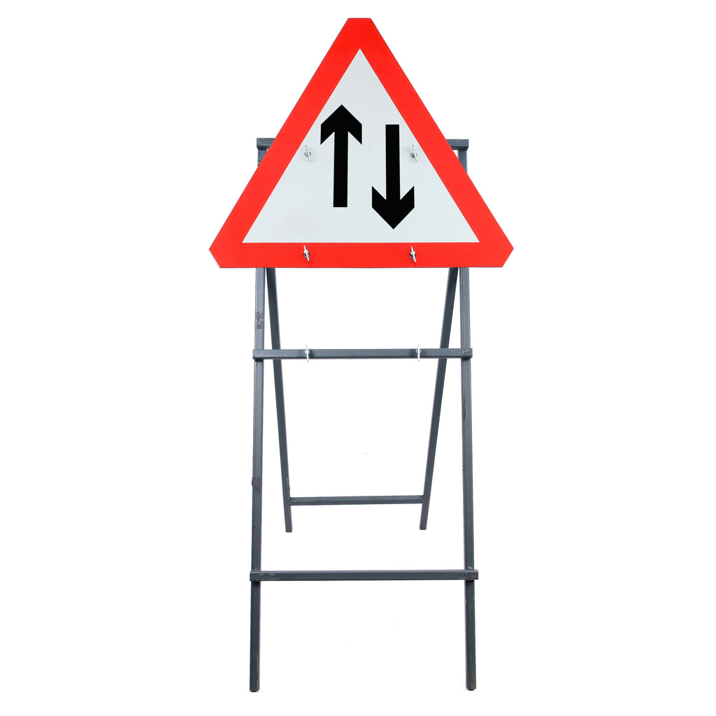 Two Way Traffic Sign Quick Fit Face Dia. 521 (Face Only) | 750mm