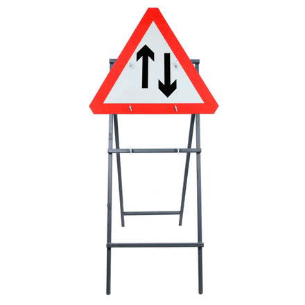 Two Way Traffic Sign Quick Fit Face Dia. 521 (Face Only) | 750mm