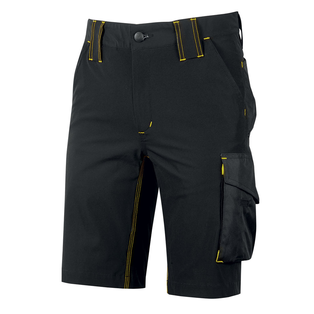 U-Power Mercury Cargo Work Shorts (Black Carbon / 28)