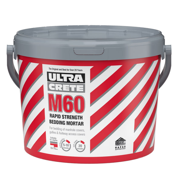 UltraCrete M60 60 Minute Traffic Bedding Mortar 25kg | Start Safety UK