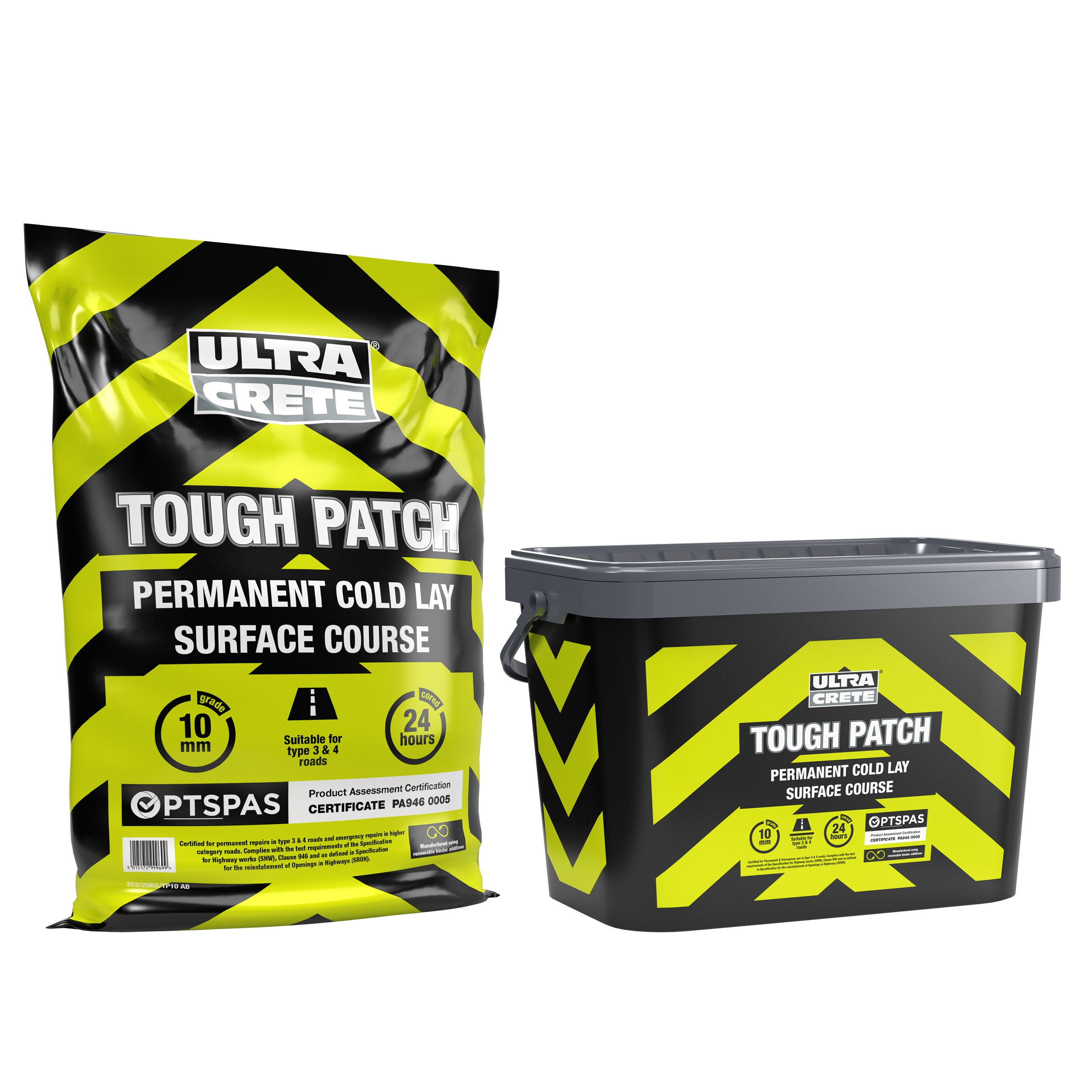 UltraCrete 10mm Tough Patch Permanent Cold-lay Surface Repair 25kg ...