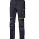 U-Power Atom Slim Fit Stretch Work Trousers Black Carbon