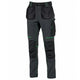 U-Power Atom Fly Slim Fit Stretch Work Trousers With Holster Pockets Asphalt Grey / Green