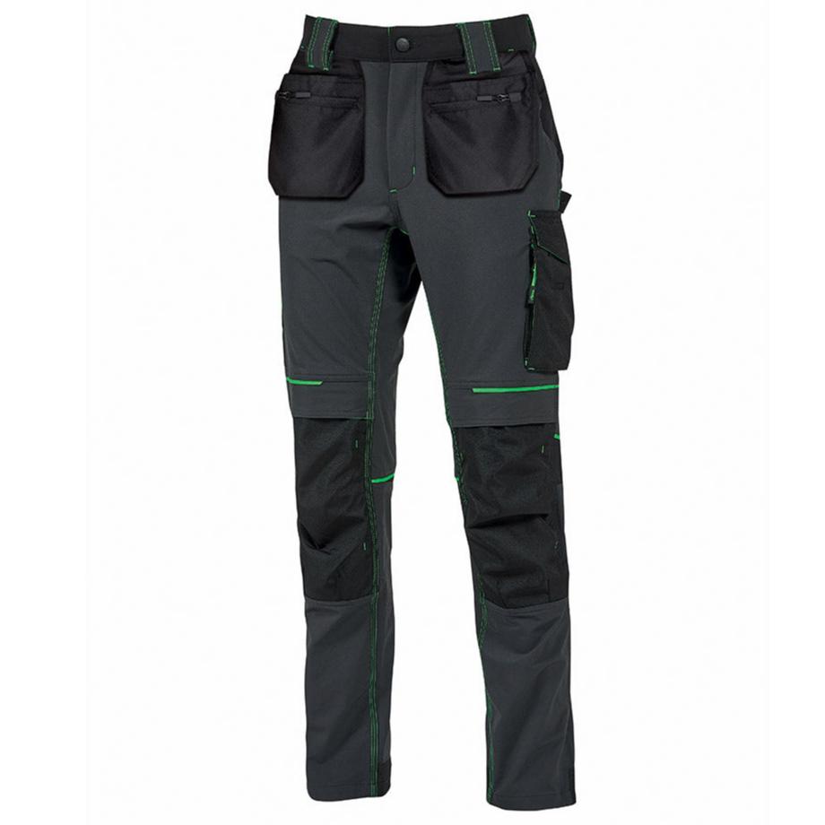 U-Power Atom Fly Slim Fit Stretch Work Trousers With Holster Pockets