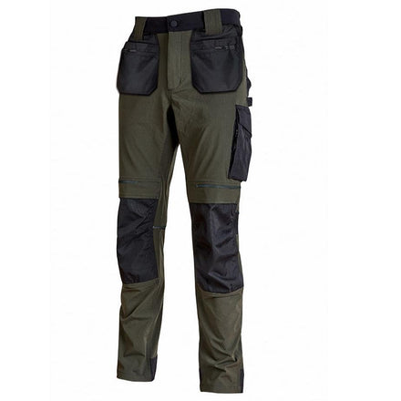 U-Power Atom Fly Slim Fit Stretch Work Trousers With Holster Pockets