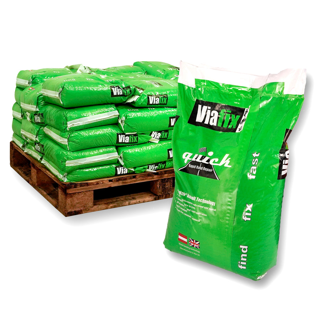 Instant Pothole Repair - Roads & Driveways - 25Kg - 6mm Viafix (40 Bags / Bag)