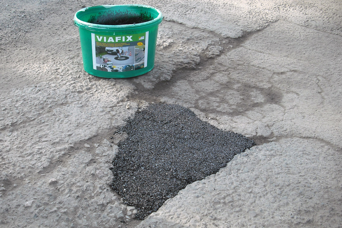 Fix Potholes Viafix Cold Pothole Repair Available in Bags or Tubs 6mm Aggregate ...