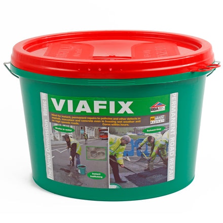 Instant Pothole Repair - Roads & Driveways - 25Kg - 10mm Viafix (Single / Tub)