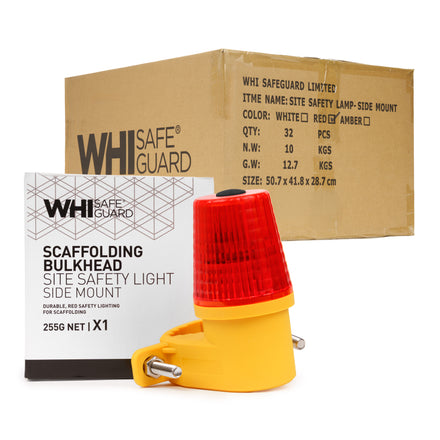 LED Scaffolding Light Battery Powered - Red