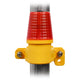 LED Scaffolding Light Battery Powered - Red
