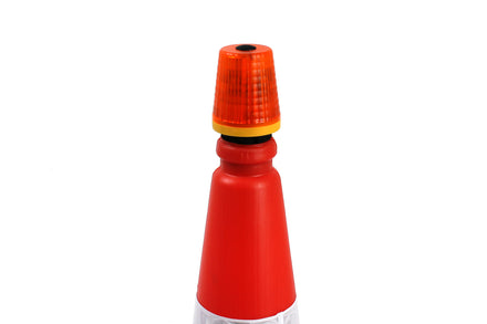 360D Traffic Cone Safety Lamp LED Flashing - AA Battery Powered