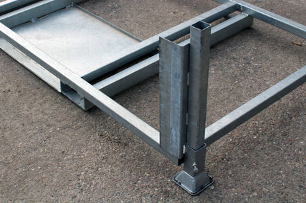 Empty EuroMat Stillage For Storage & Transport - Galvanised