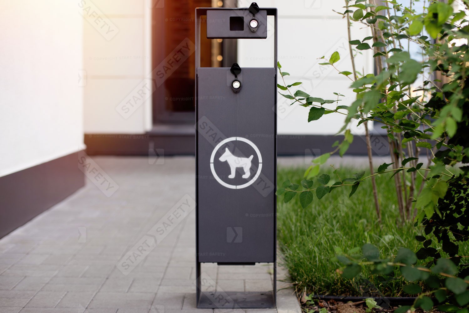 Fancy Dog Waste Bin Installed To Compliment Existing Street Furniture