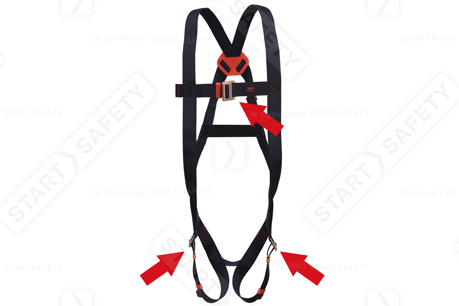 The Three Adjustment Points On A Spartan Harness