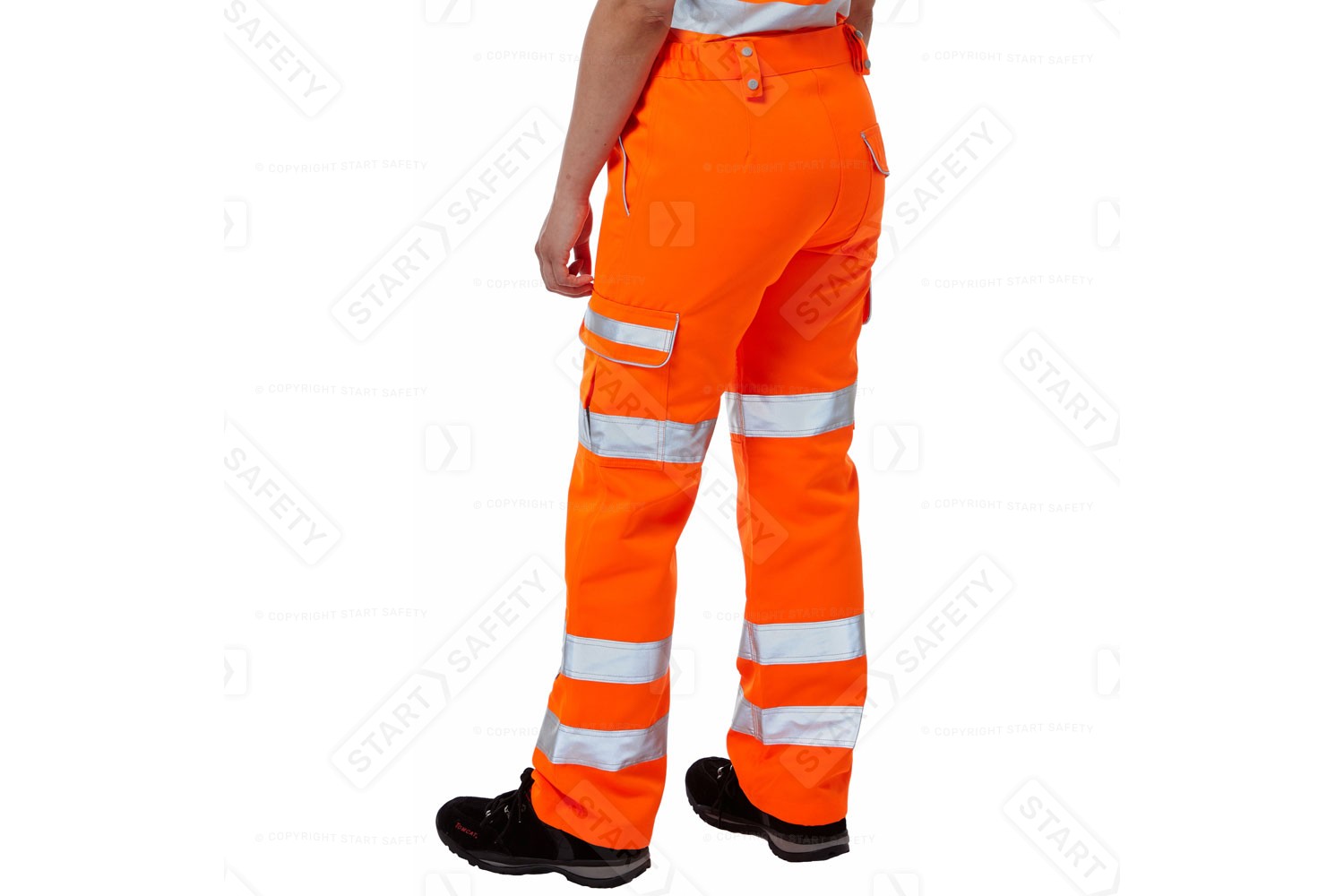 Pulsar Ladies Orange Hi Vis Combat Trousers PR336LDS