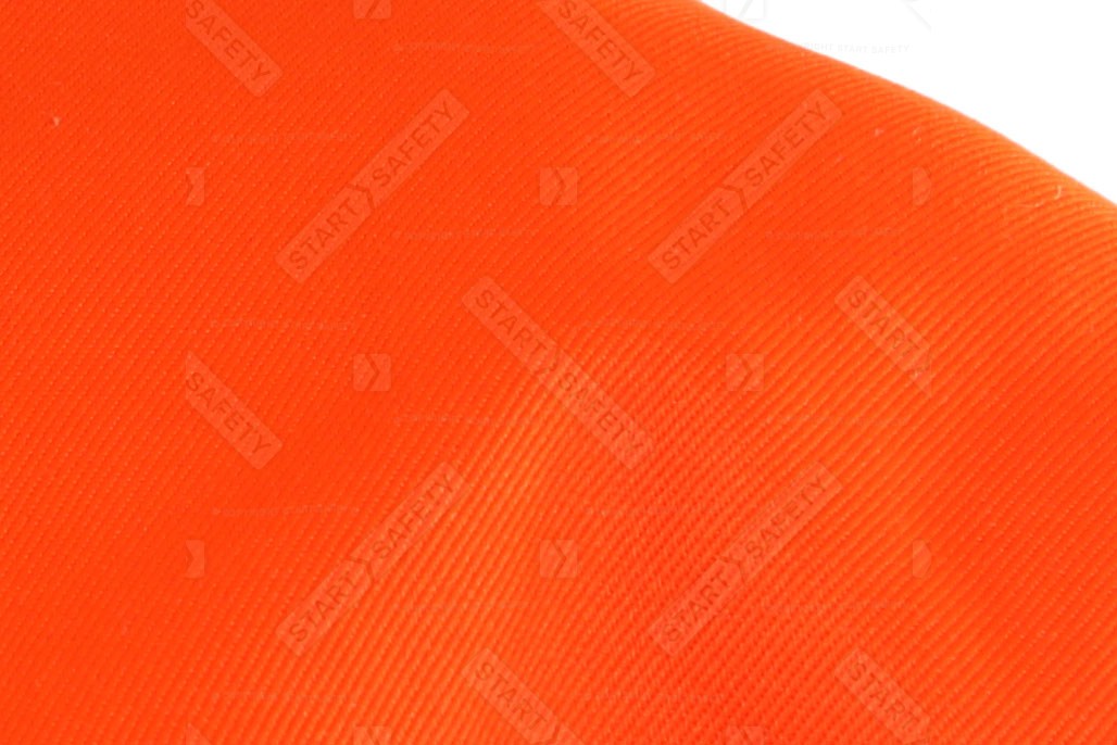 Pulsar Orange Hi Vis Overall Fabric Material Texture