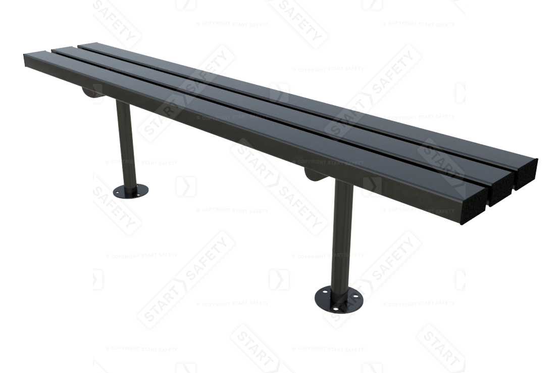 Autopa Outdoor Spaces Triton Backless Bench Black