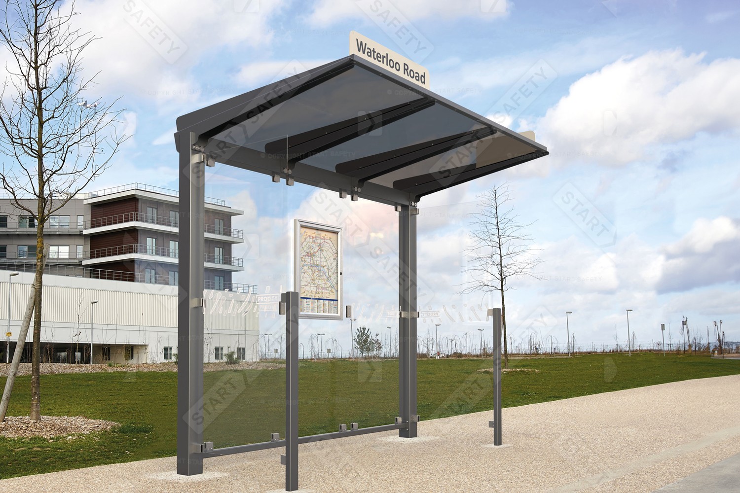 Procity Venice Bus Shelter With Name