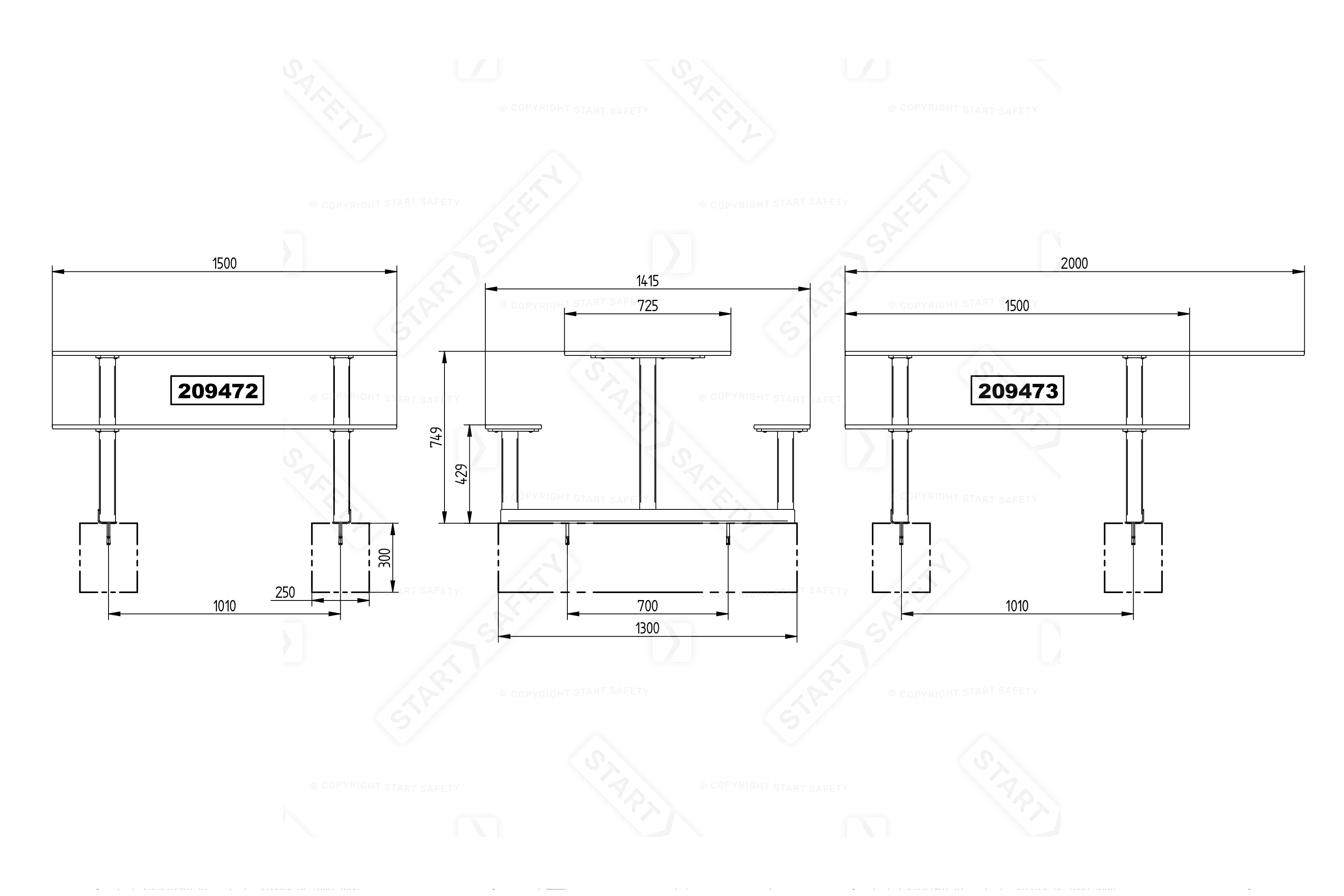 Procity Riga Picnic Bench And Table Set Installation Diagram