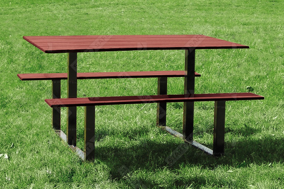 Procity Riga Picnic bench Installed In Grass Field