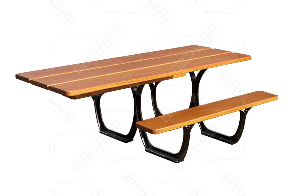 The Wheelchair Accessible version Of The Seville Picnic Bench And Table Set