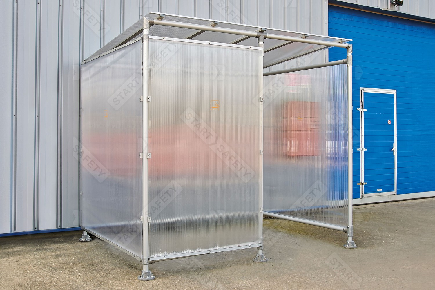 Procity Economy Smoking Shelter Installed In Front Ofc Warehouse