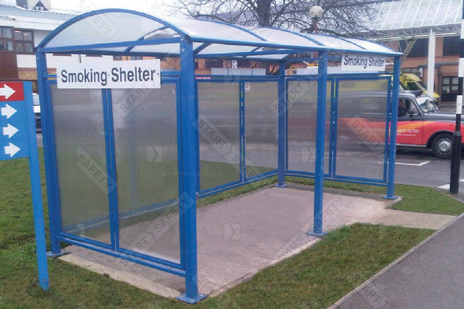 Procity venur Smoking Shelter Installed next To Road