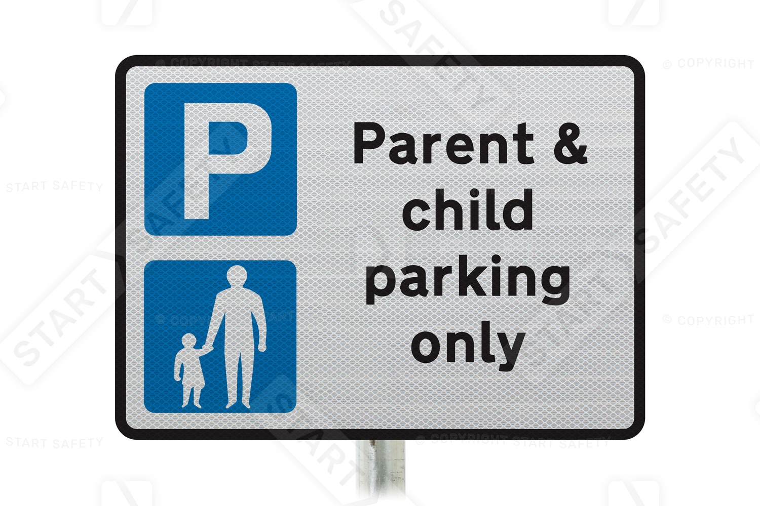 Parent and child parking only sign