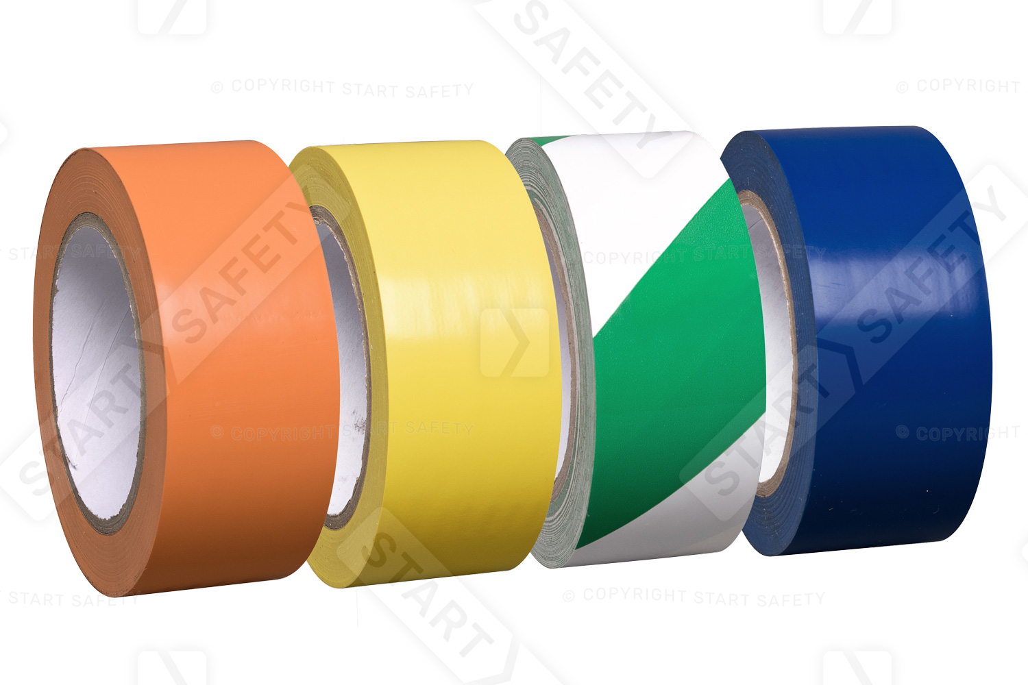 different colours of proline floor marking tape