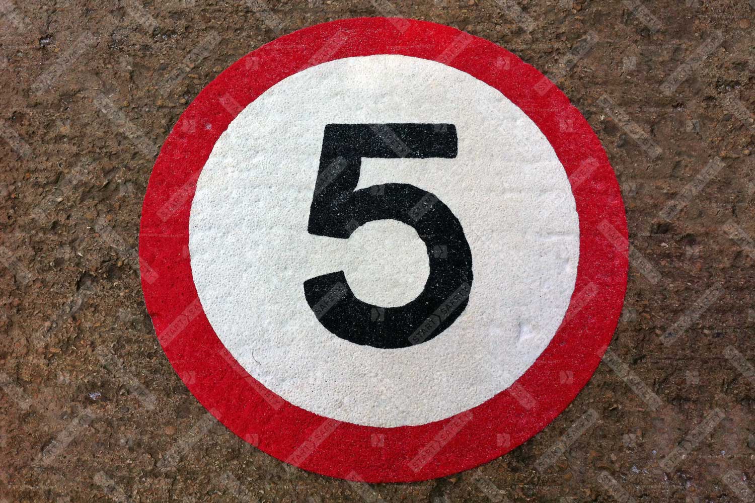 5mph Thermoplastic Marking
