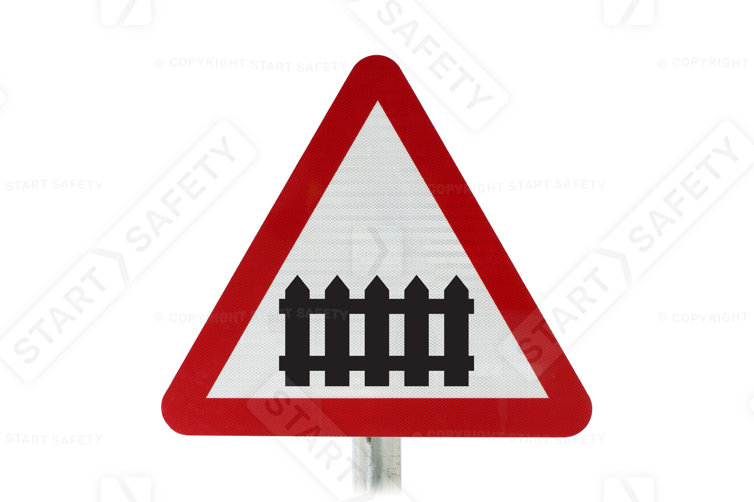 Level Crossing Ahead Sign