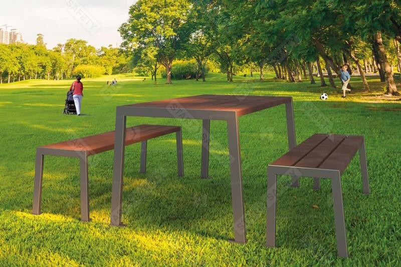 Procity Silaos Recycled Plastic Picnic Bench And Table Set