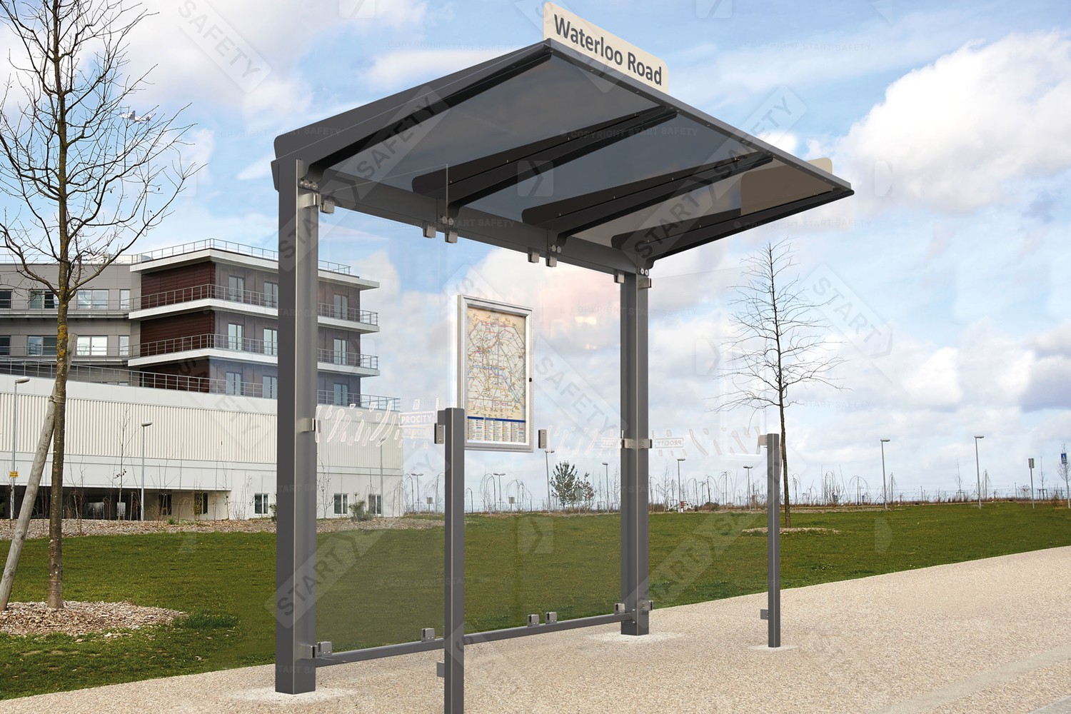 Open Style Bus Shelter