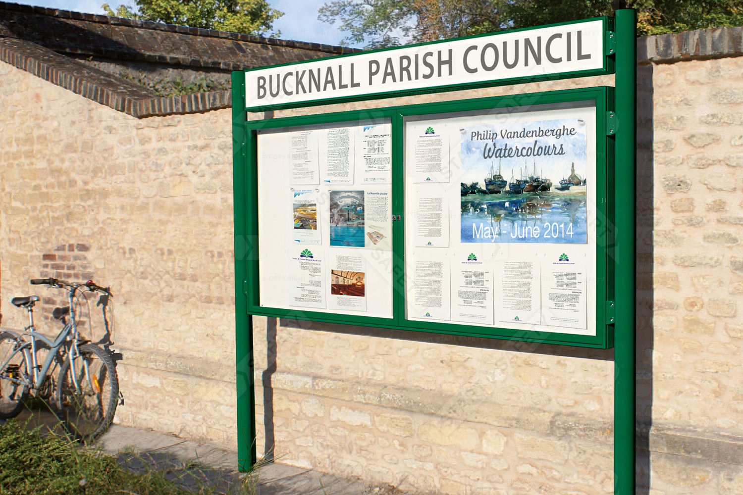Information Board For A Parish Council