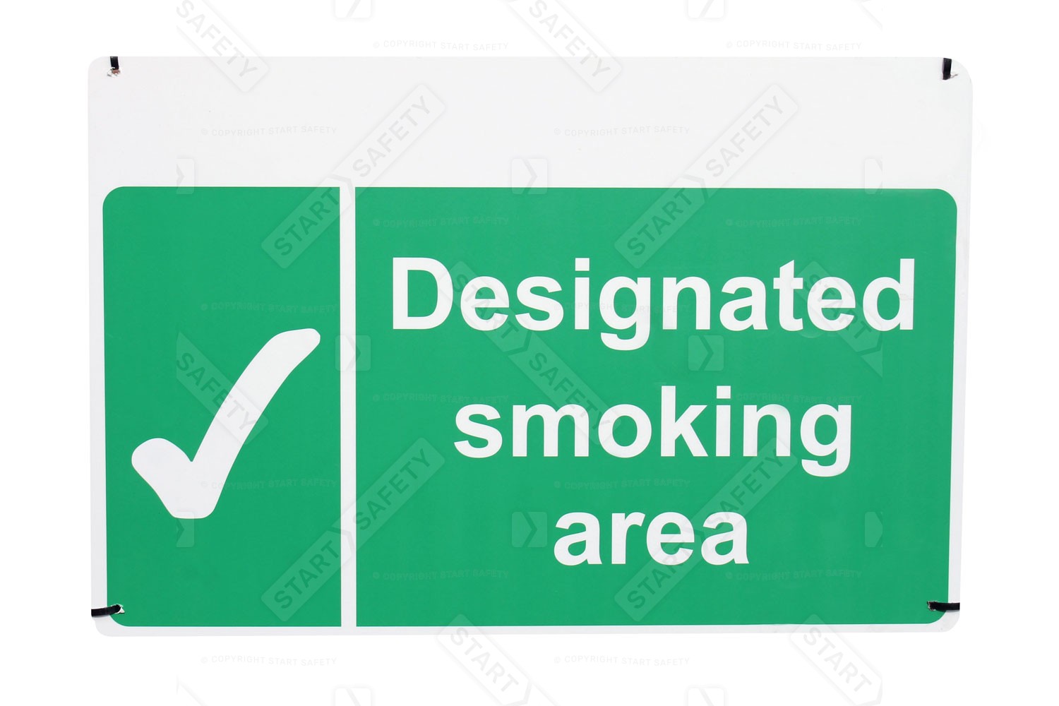 Designated Smoking Area Sign For Smoking Areas and Smoking Shelters