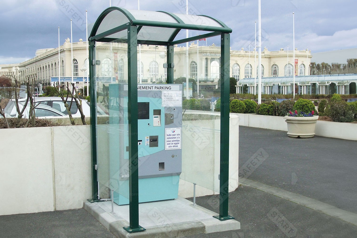 Ticket Machine Shelter in Private Car Park