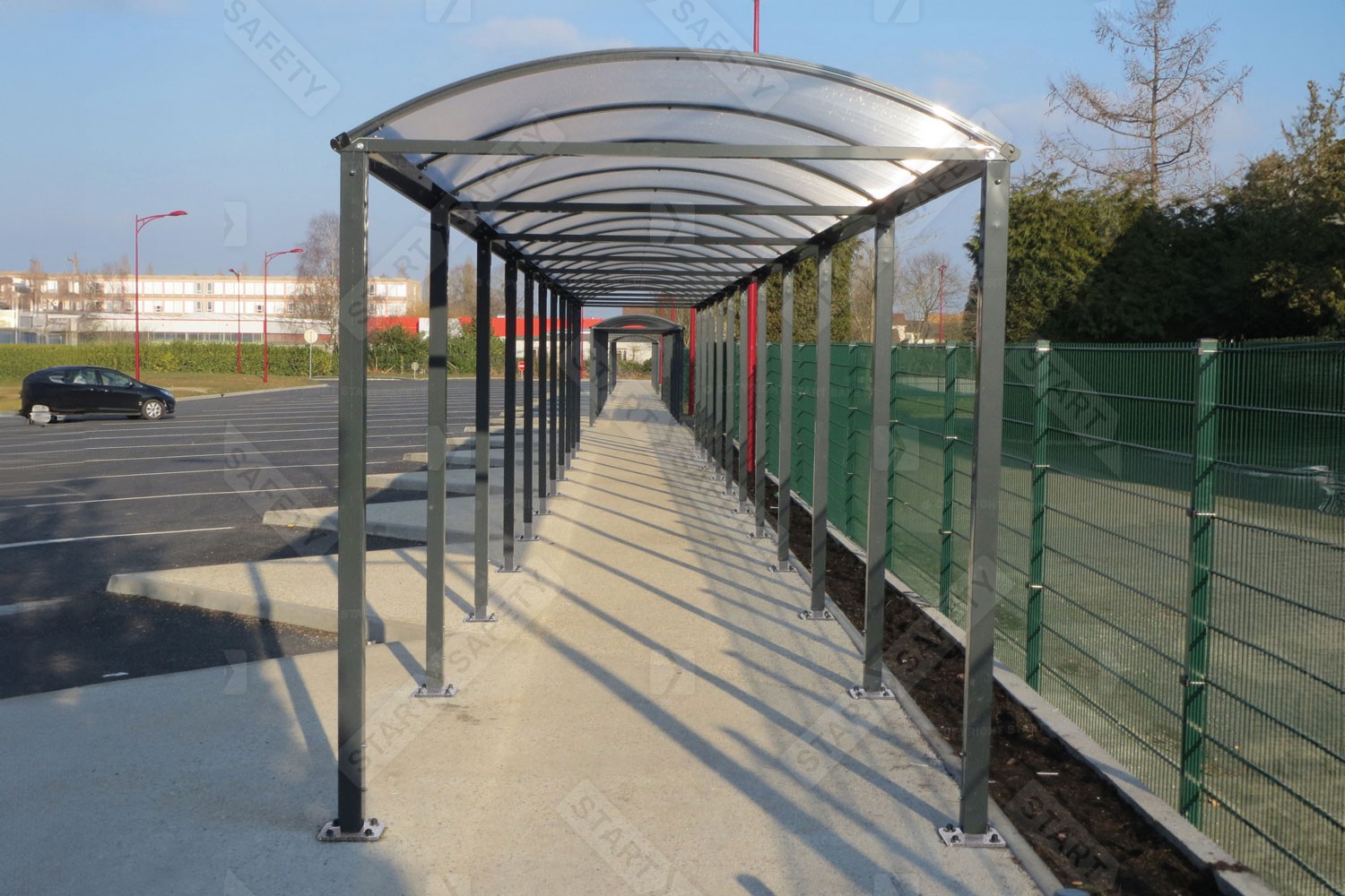 Procity Covered Walkway Canopy Protecting Pathway