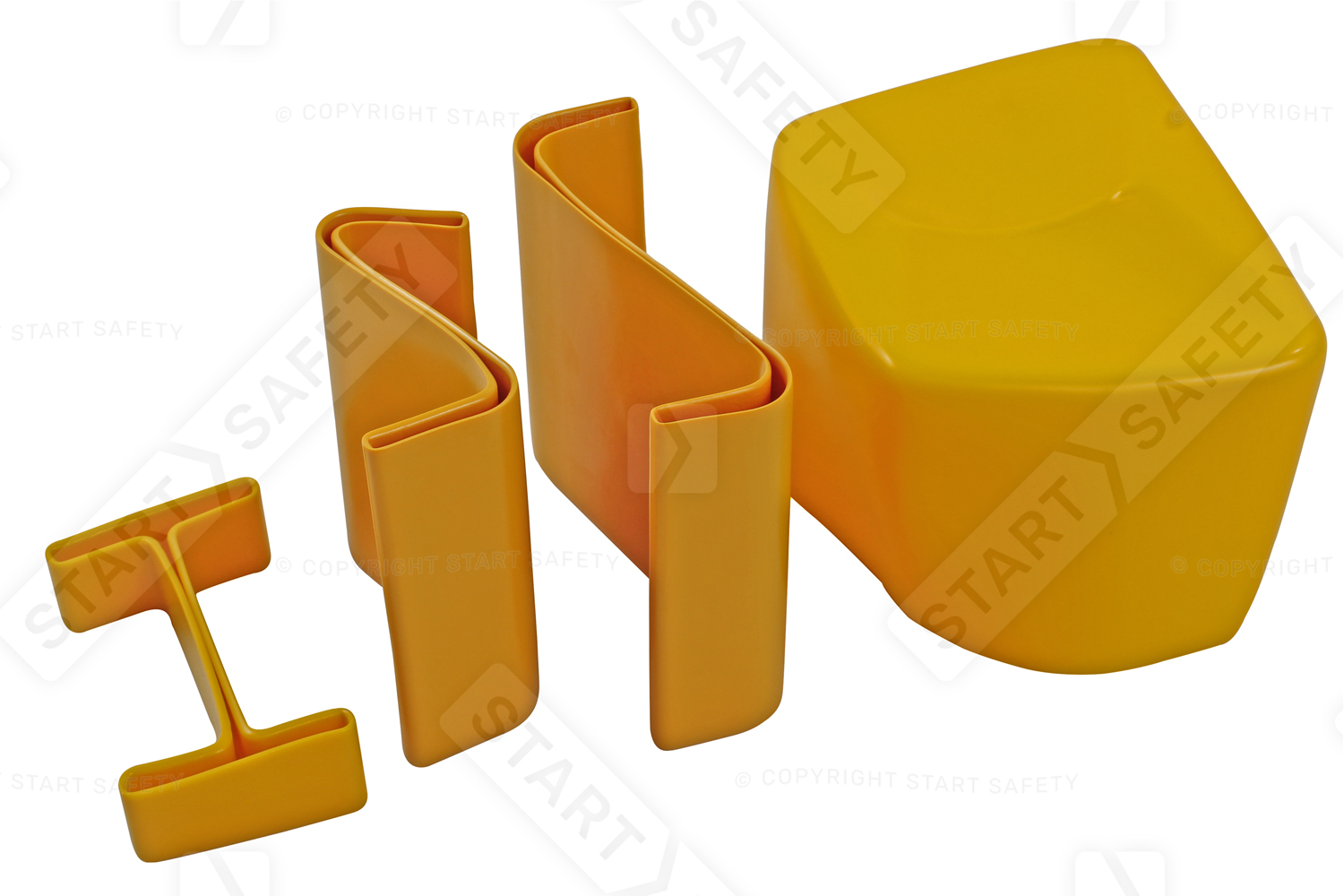 Armco barrier end caps