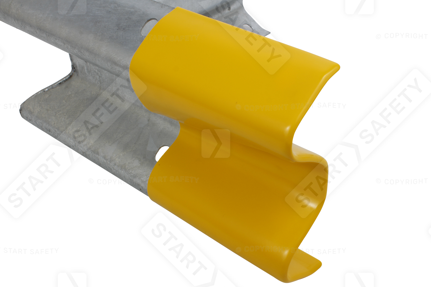 Armco Yellow Plastic End-Cap