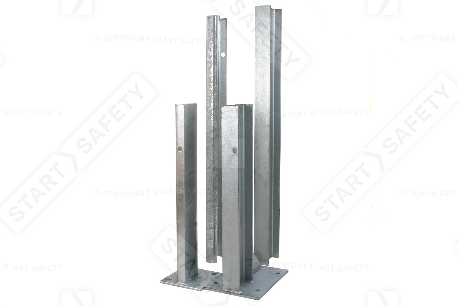 Group Shot Of Armco Posts