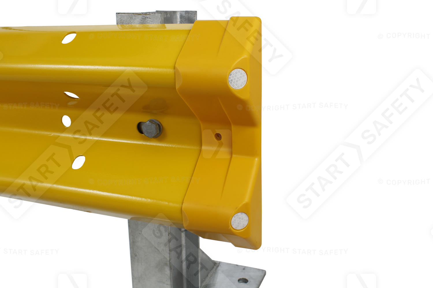 Plastic Yellow Safety End Cap