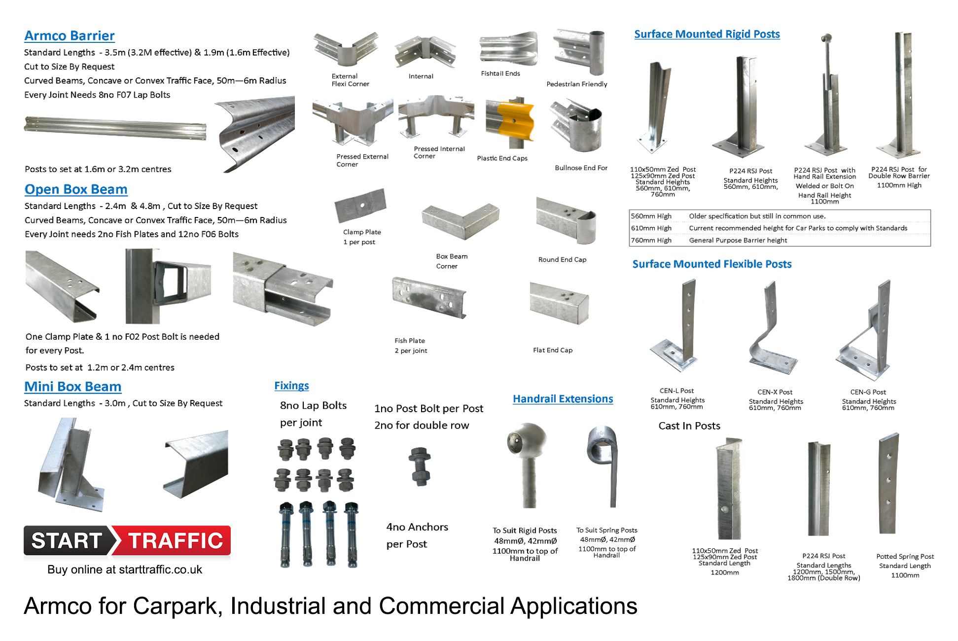 The Full Armco Range of Products