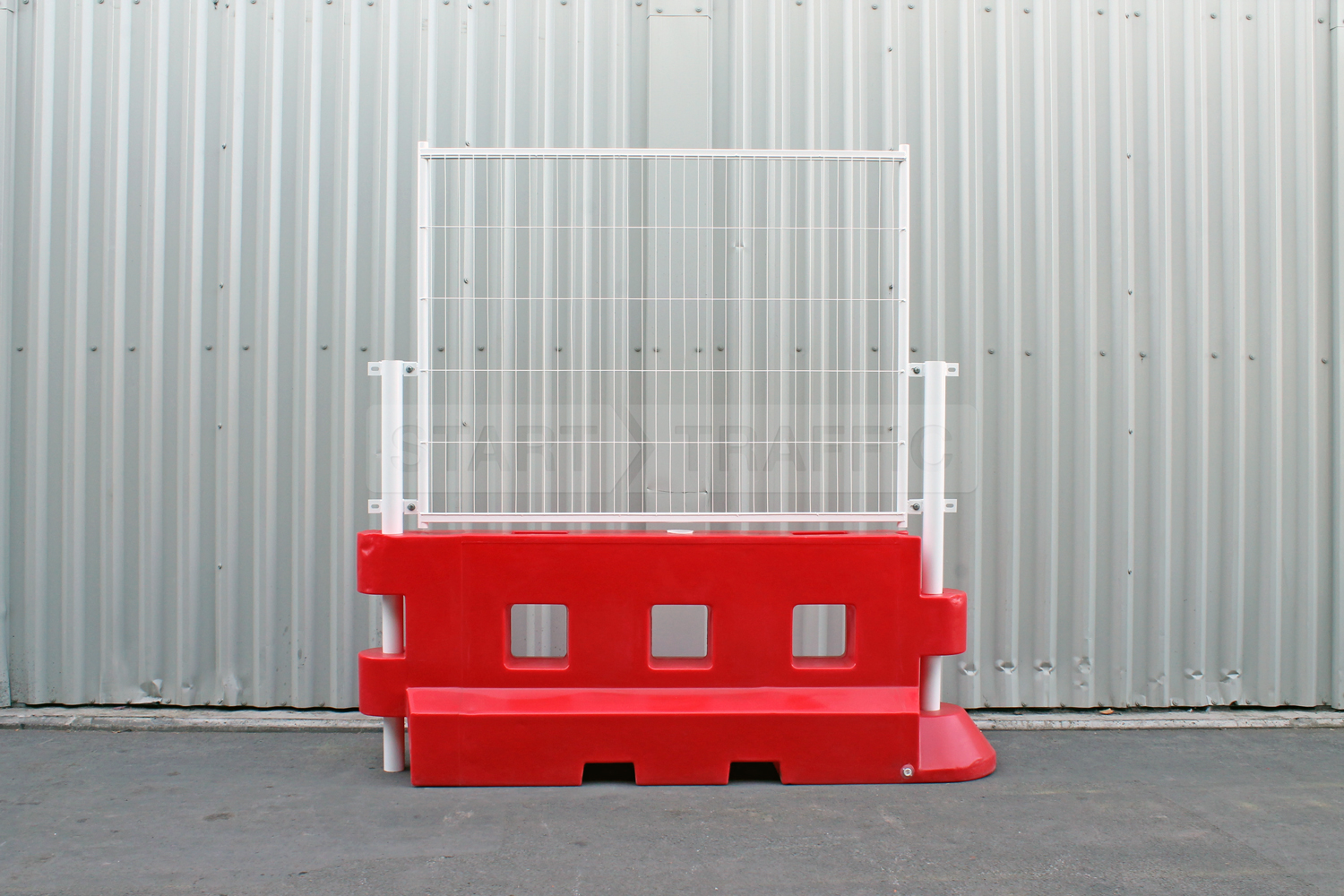 fence top panels with Red GB2 barrier