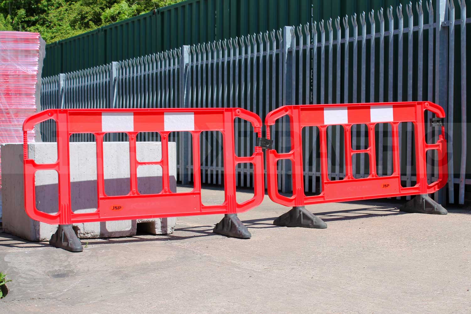 Titan Barrier Blocking Entrance