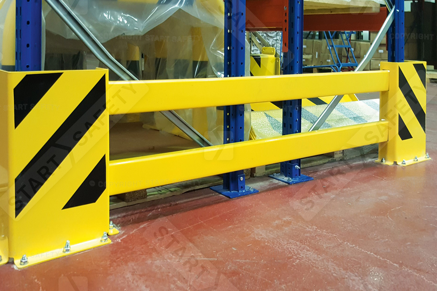 End Racking Protector In Warehouse
