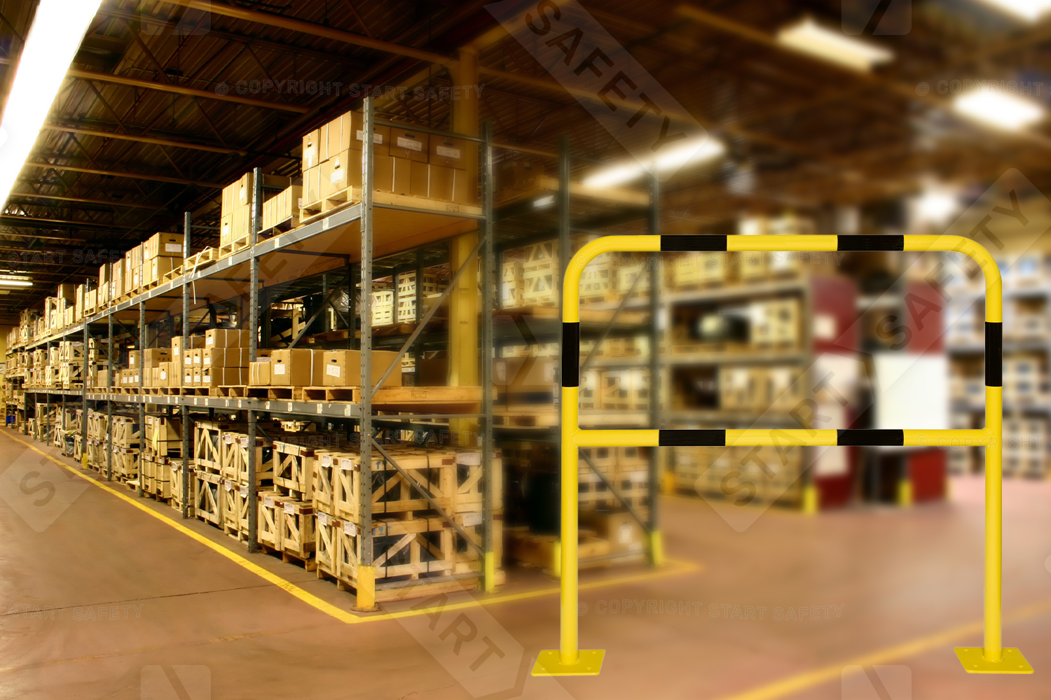 Value Steel Hoop Guard In Warehouse Environment